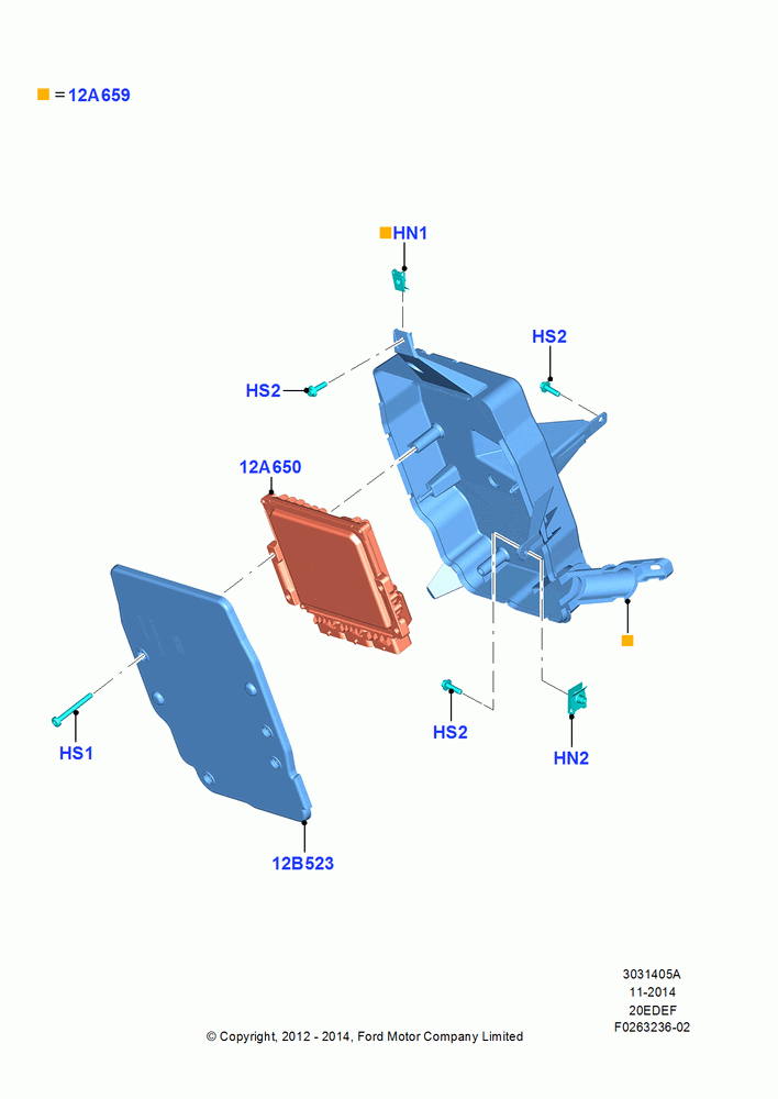 05A - Engine Modules and Sensors, 2.0L Duratec Hybrid (130kW); 23/JUL/2012-26/APR/2018