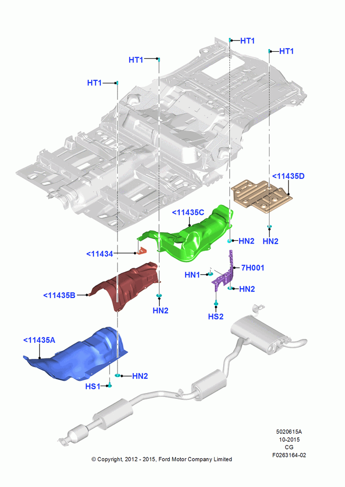 15A - Splash and Heat Shields, Heat Shield; 23/JUL/2012-26/APR/2018