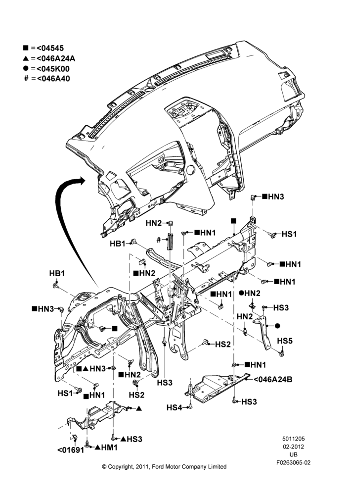 05D - Instrument Panel, Police Version, Installation; 06/FEB/2012-03/MAR/2019