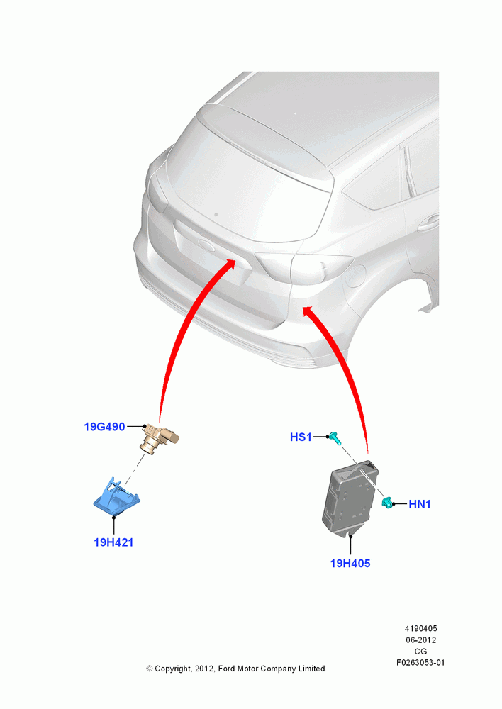 05A - Camera Equipment, Rear View Camera-Fixed; 23/JUL/2012-26/APR/2018