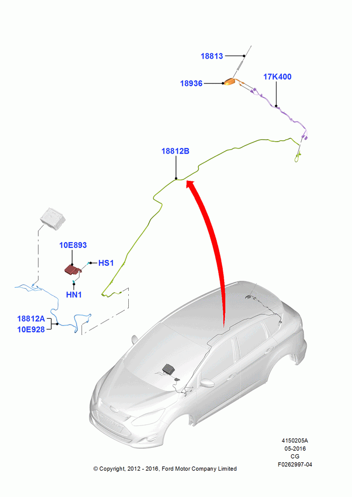 05A - Antenna, (+) "NA Market "; 23/JUL/2012-26/APR/2018
