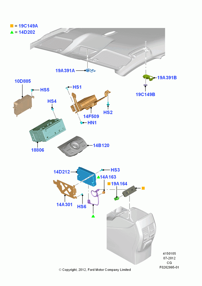 05AA - Audio Equipment - Original Fit, With Sync; 23/JUL/2012-15/SEP/2014