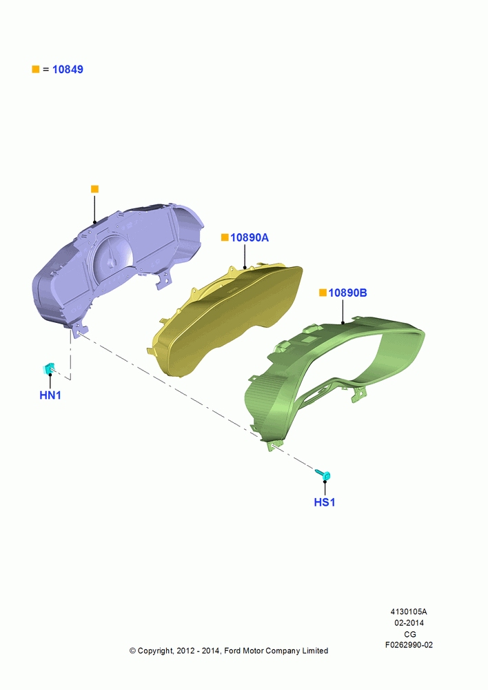 05A - Instrument Cluster; 23/JUL/2012-26/APR/2018