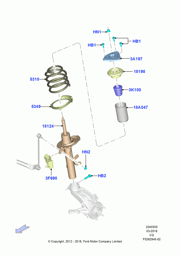 05 - Front Suspension Struts and Springs; 23/JUL/2012-26/APR/2018