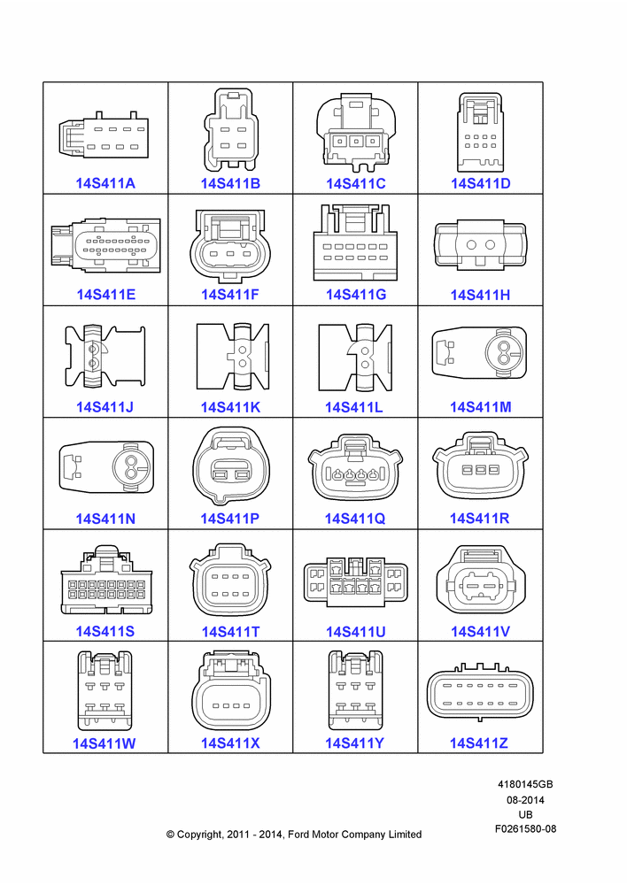 45GB - Pigtail Wiring Kits, Miscellaneous, Page B; 01/NOV/2010-03/MAR/2019