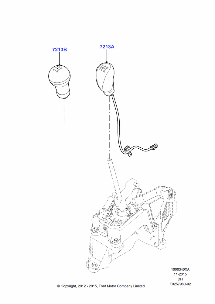 40XA - INTERIOR DRESS UP, Accessory, Shifter Knob; 31/JAN/2011-08/DEC/2014