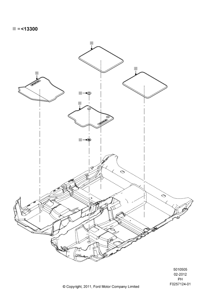05XB - Floor Trim, Accessory; 06/FEB/2012-01/MAR/2019