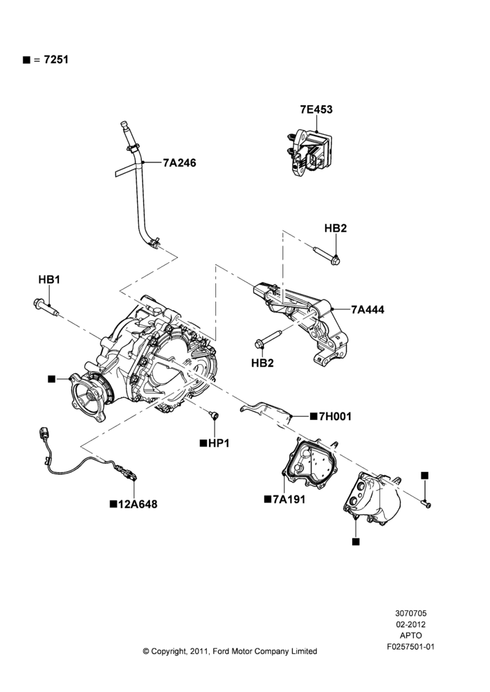 05H - Transfer Drive Case, LHD 4WD (FTD), Police Version; 06/FEB/2012-01/MAR/2019