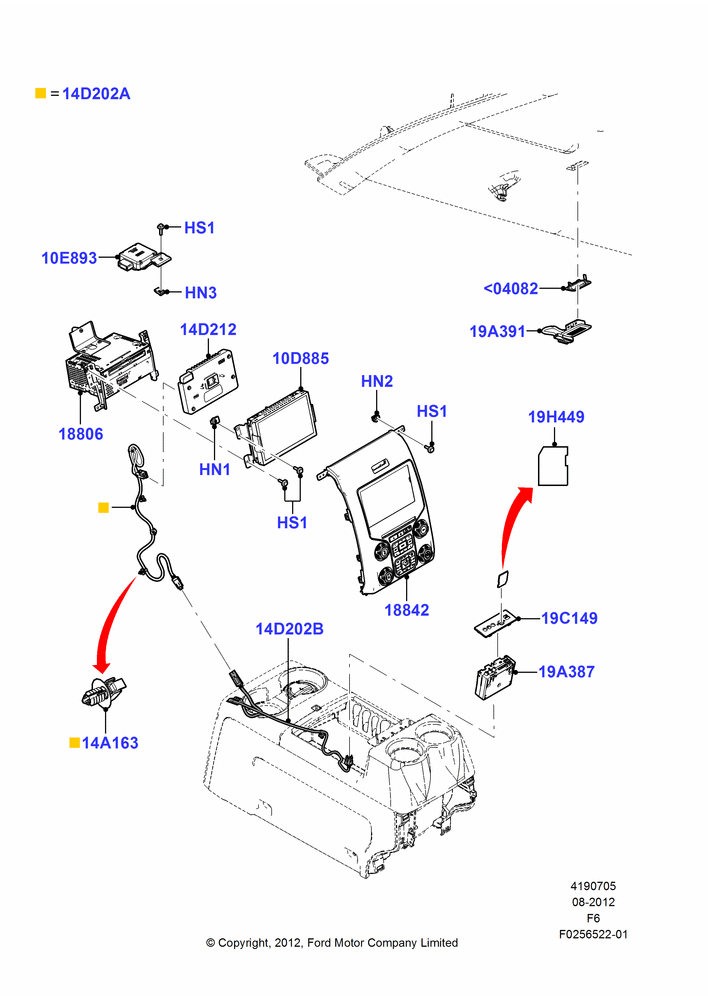 05G - Navigation System, (-) JOR, (-) RL, (-)"ARE", (-)"BRN", (-)"EG", (-)"KWT", (-)"OMN", (-)"QAT", (-)"SAU", With Navigation System; 20/AUG/2012-23/DEC/2014
