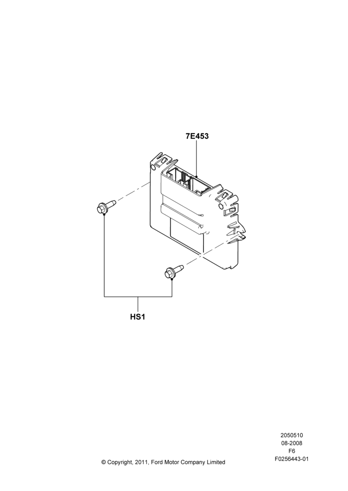 10 - Rear Axle Modules And Sensors, Less Transfer Case; 24/OCT/2011-23/DEC/2014