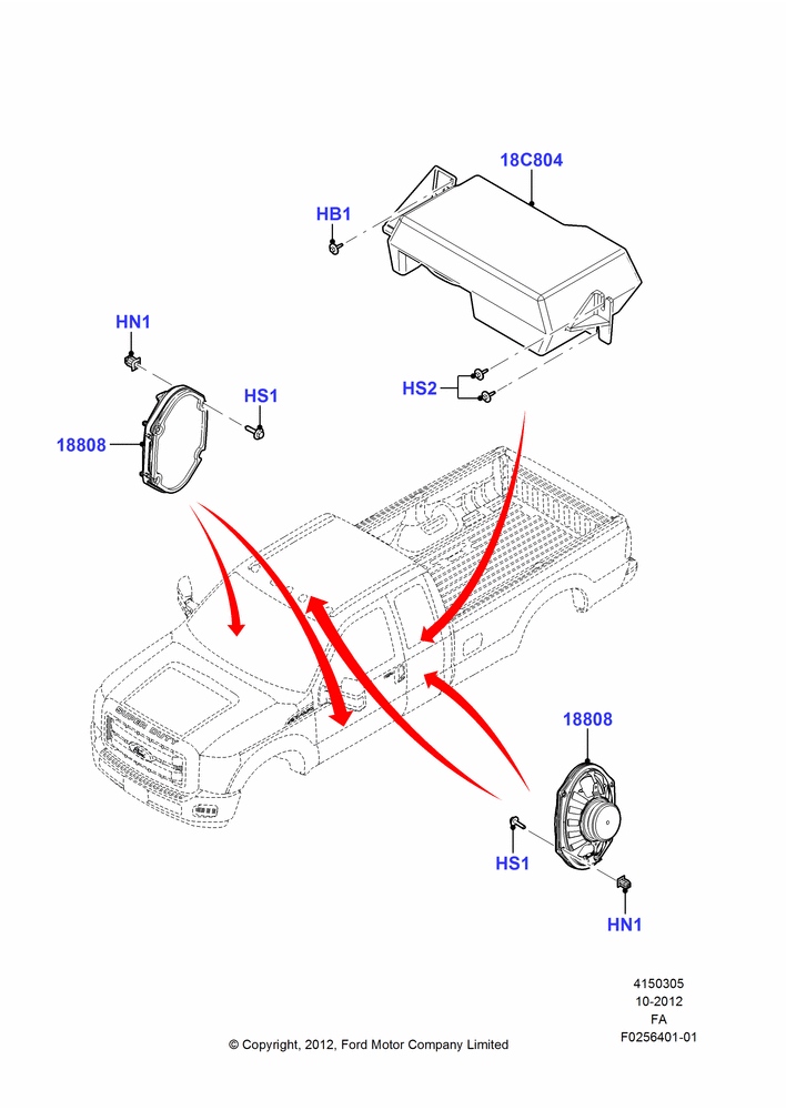 05F - Speakers, With Premium AM/FM Sterio/CD; 22/OCT/2012-05/JUL/2016