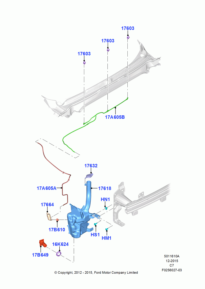 10A - Windshield Washer; 13/AUG/2012-04/APR/2016