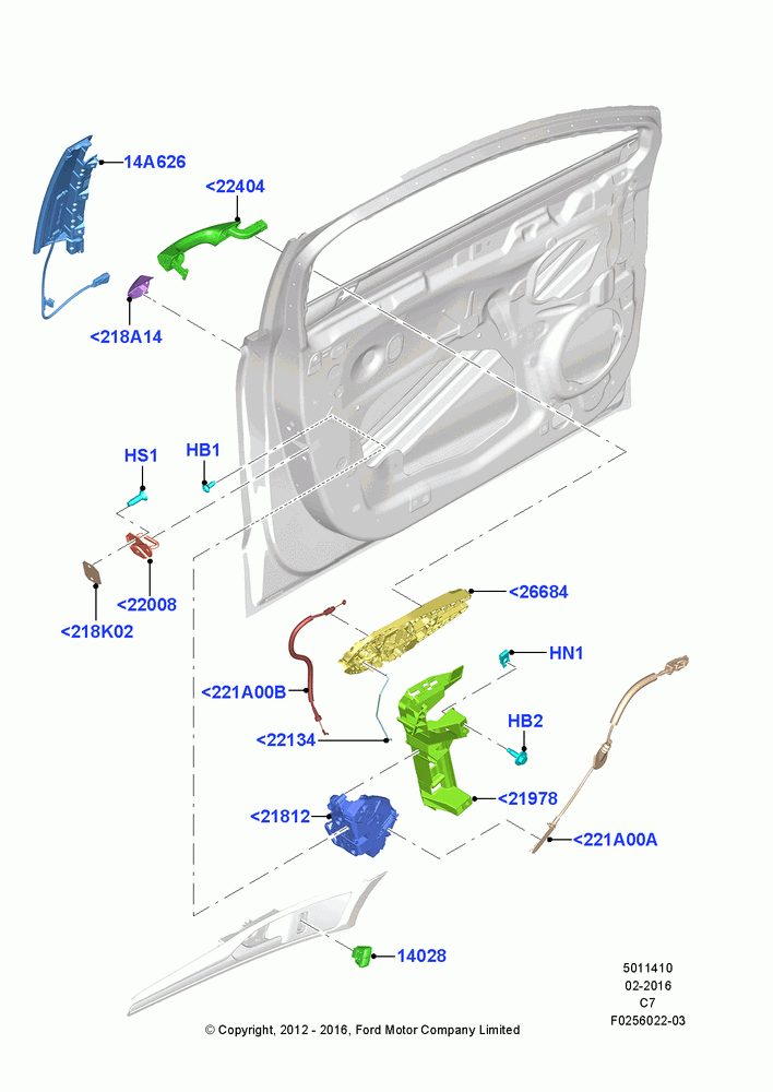 10 - Front Door Lock Controls; 13/AUG/2012