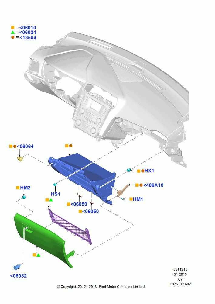 15 - Glove Box; 13/AUG/2012