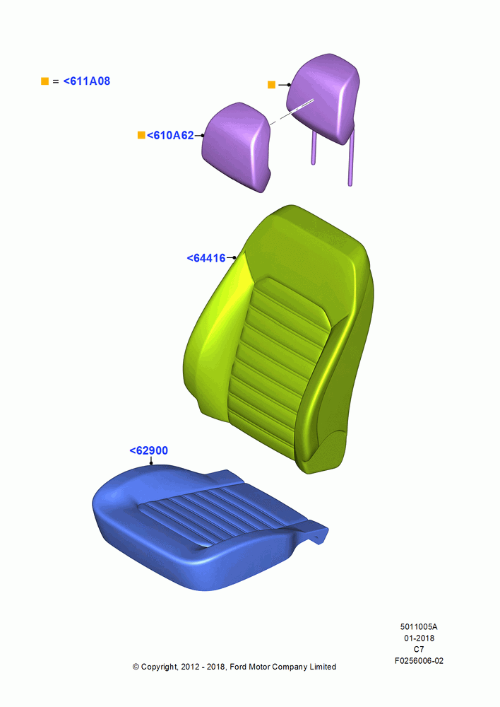 05A - Front Seat Covers; 13/AUG/2012-04/APR/2016