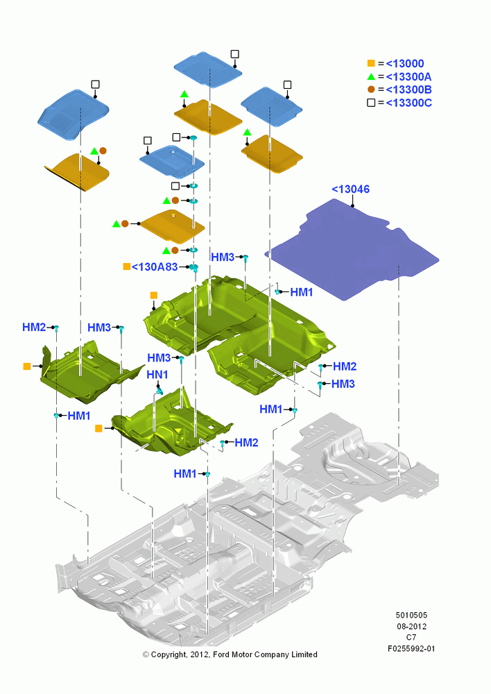 05A - Floor Trim; 13/AUG/2012-14/JUL/2014