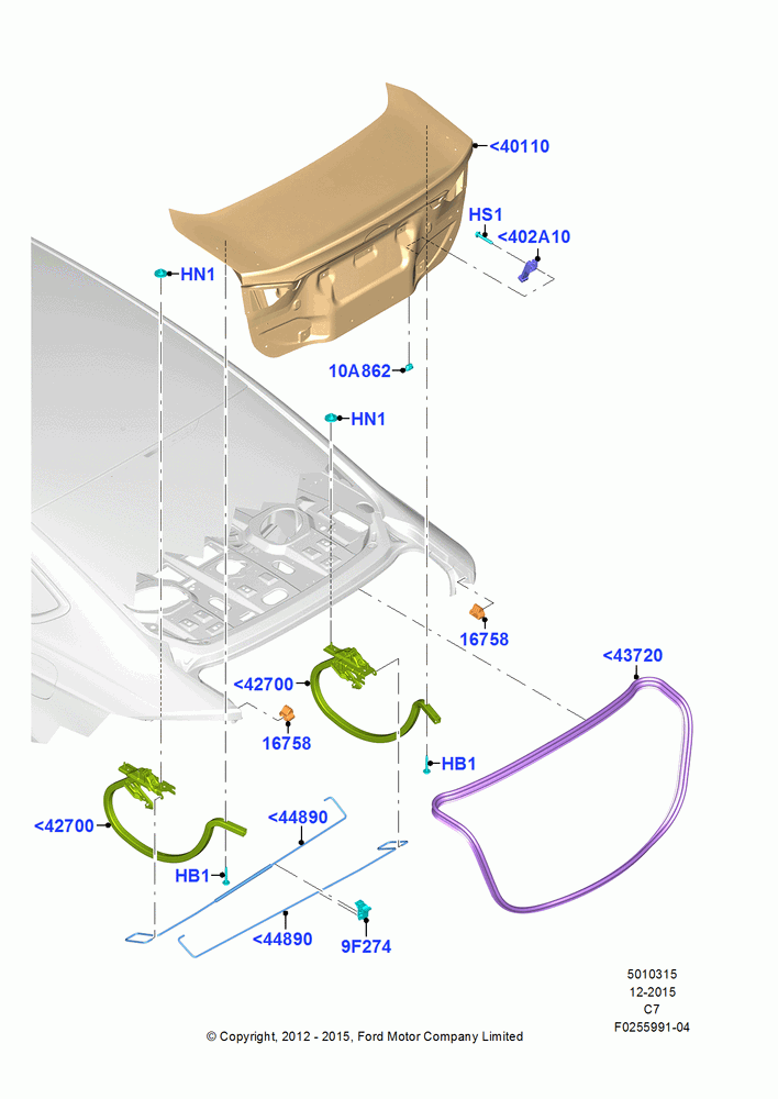 15 - Luggage Compartment Door; 13/AUG/2012