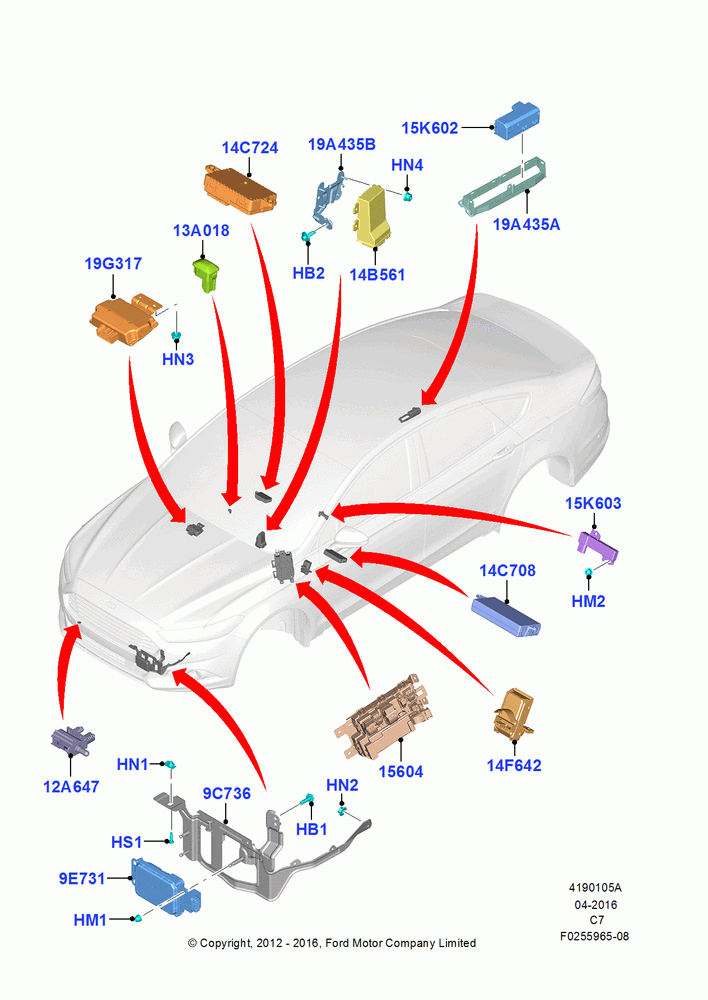 05A - Vehicle Modules and Sensors; 13/AUG/2012-04/APR/2016