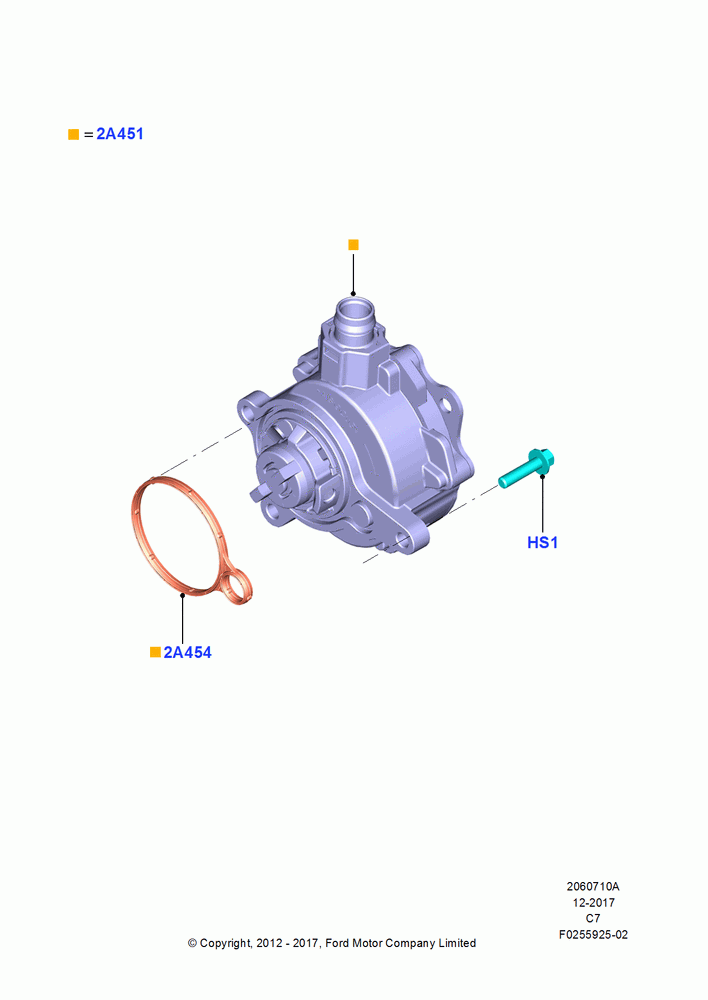 10A - Vacuum Pump, 2.0L EcoBoost (240PS); 13/AUG/2012