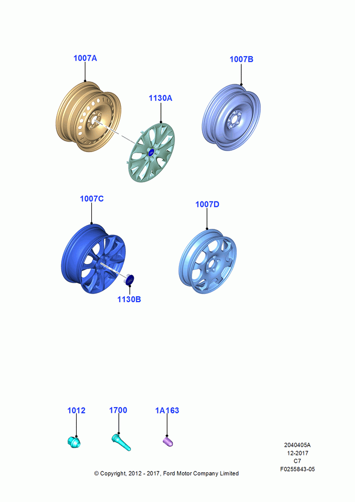 05A - Wheels, With 16" Wheels; 13/AUG/2012