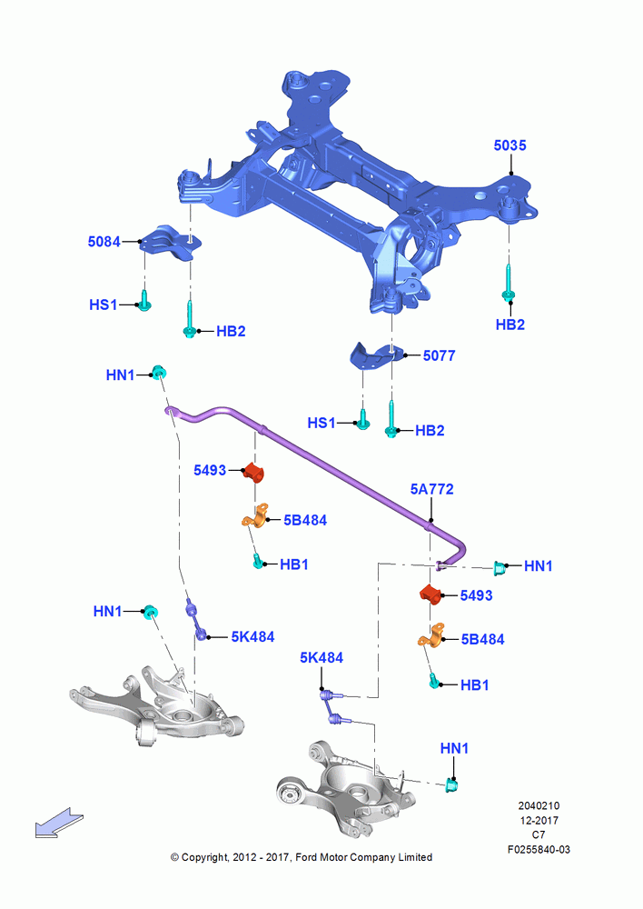 10 - Rear Cross Member & Stabilizer Bar; 13/AUG/2012