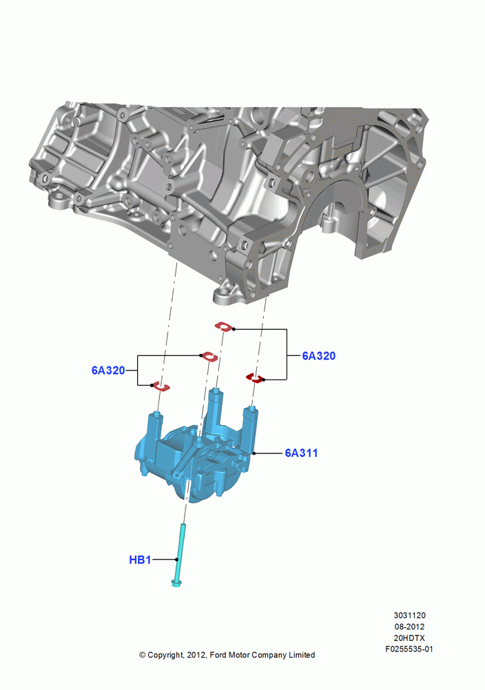 20C - Balance Shafts and Drive, 2.0L EcoBoost (240PS); 13/AUG/2012-04/APR/2016