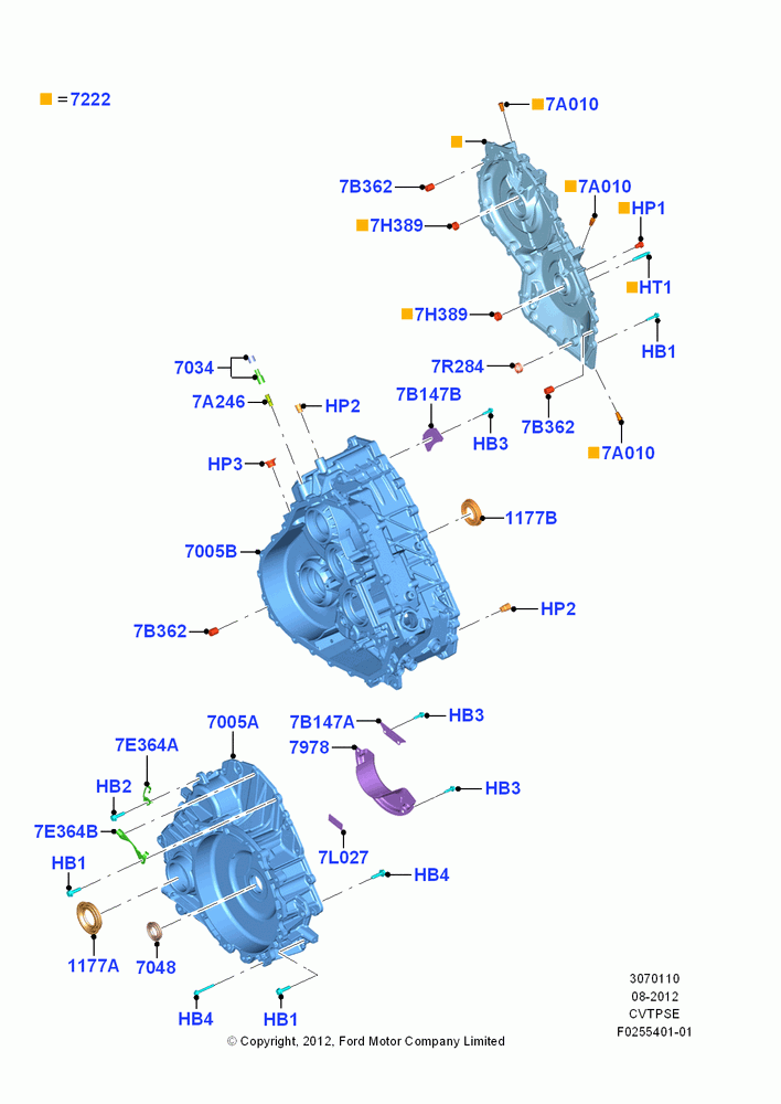 10B - Transmission External Components, ECVT Auto Trans Power Split; 13/AUG/2012