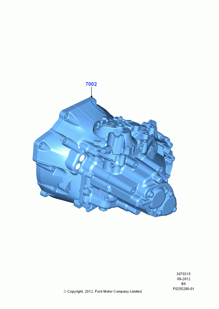 15C - Output Shaft, Gear Sets & Bearings, 6 Speed Manual Trans - B6; 13/AUG/2012-16/JUN/2014