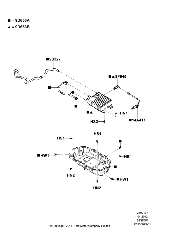 07A - Fuel Vapour System, 5.8L DOHC SC GAS; 30/APR/2012-27/JUN/2014