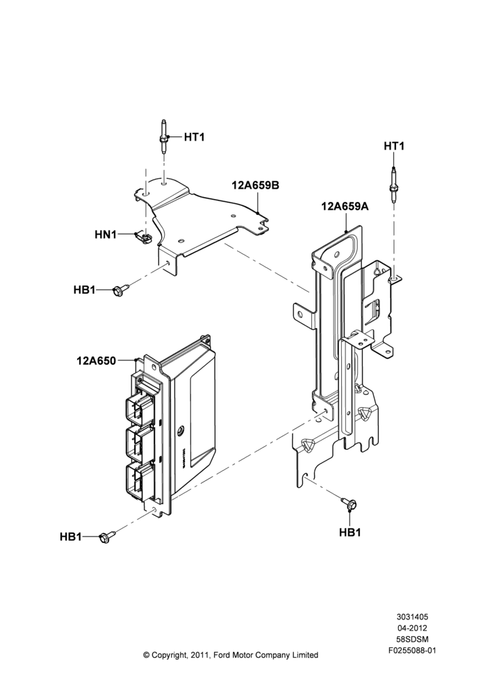 05A - Engine Modules and Sensors, 5.8L DOHC SC GAS; 30/APR/2012-27/JUN/2014