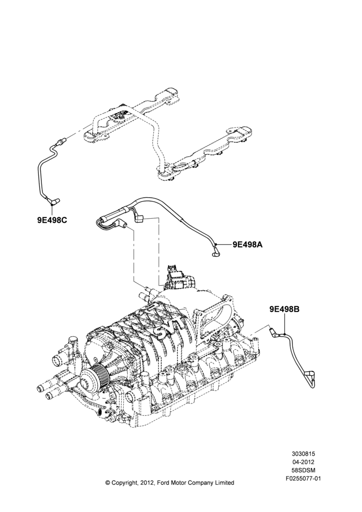 15A - Emission Control - Valves/Hoses, 5.8L DOHC SC GAS; 30/APR/2012-27/JUN/2014