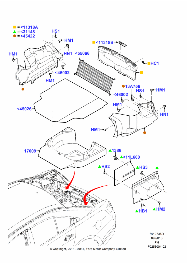 35D - Load Compartment Trim, Police Version; 06/FEB/2012-01/MAR/2019