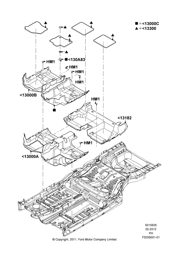 05C - Floor Trim, Police Version; 06/FEB/2012-01/MAR/2019