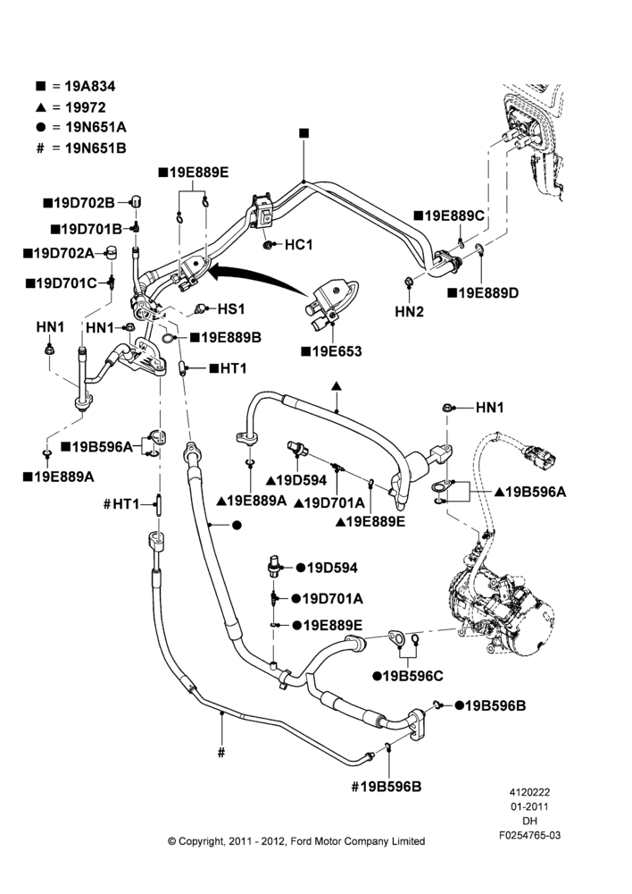 22C - Air Conditioning System, 72V/350 AMP Electric Motor; 19/MAR/2012-04/MAY/2018