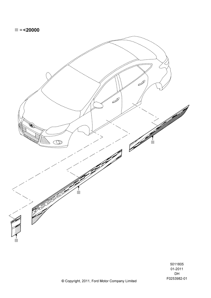 05XA - Stripe Decals, Accessory; 31/JAN/2011-04/MAY/2018