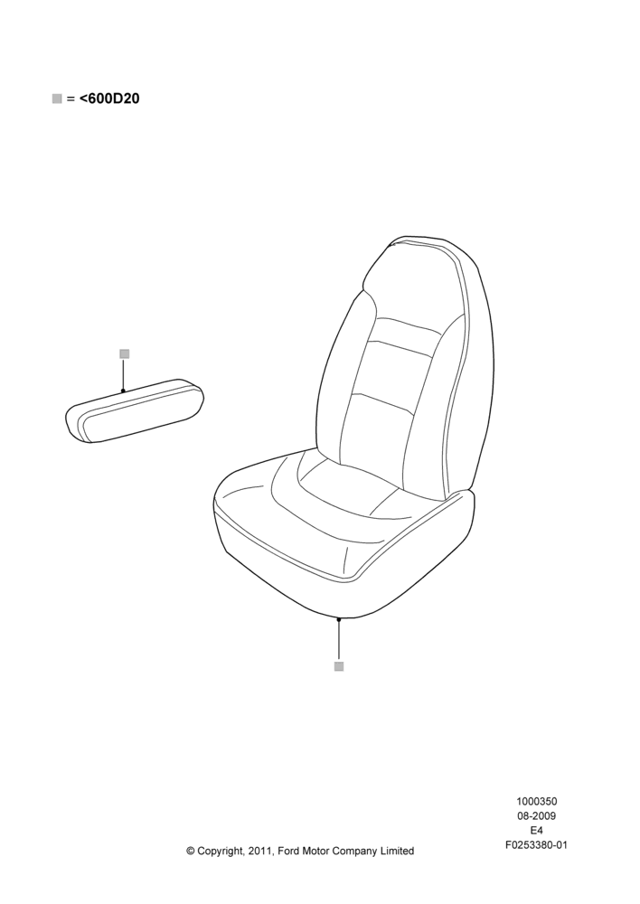 50 - Accessory Front & Rear Seat Covers; 24/AUG/2009
