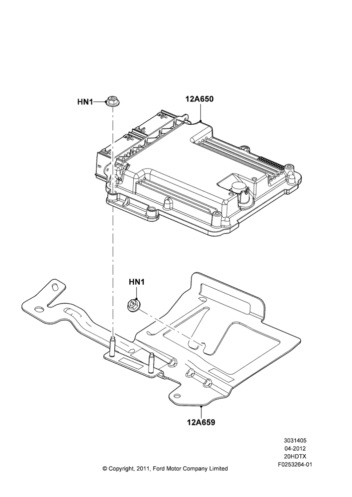 05B - Engine Modules and Sensors, 2.0L EcoBoost (240PS); 16/APR/2012-01/MAR/2019