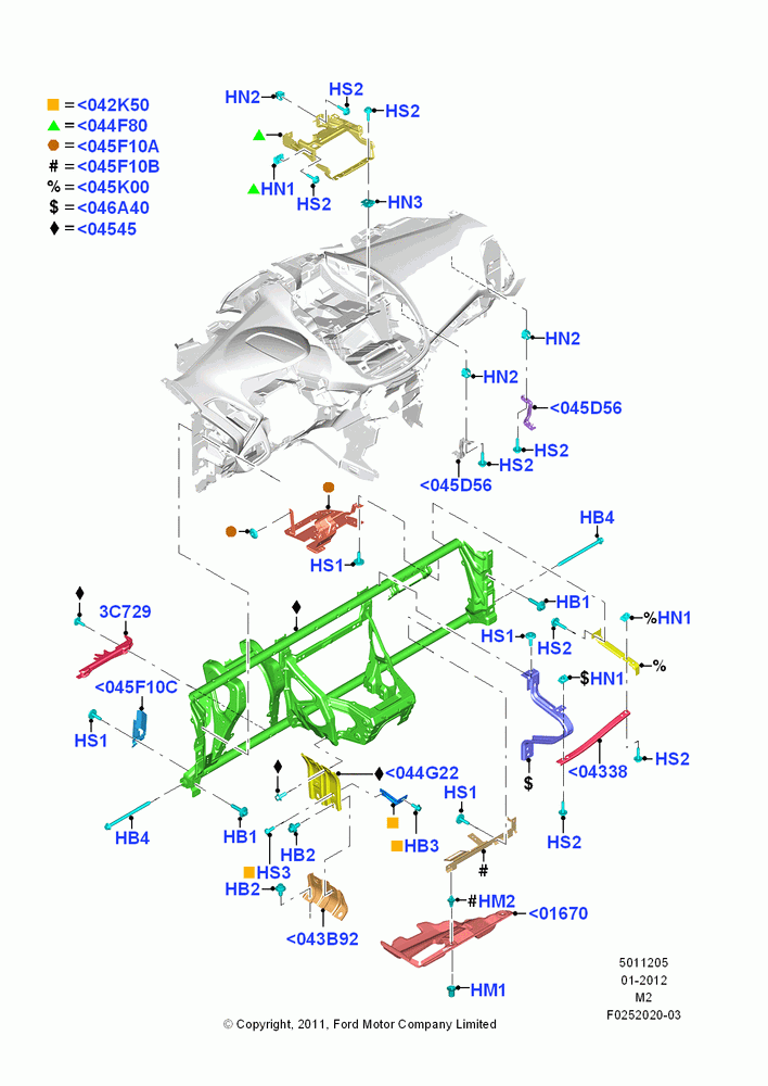 05C - Instrument Panel, Installation; 09/APR/2012-13/AUG/2019