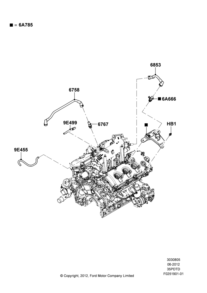 05D - Emission Control - Crankcase, 3.5L DOHC T/C V6 Gas; 04/SEP/2012-02/JUN/2014