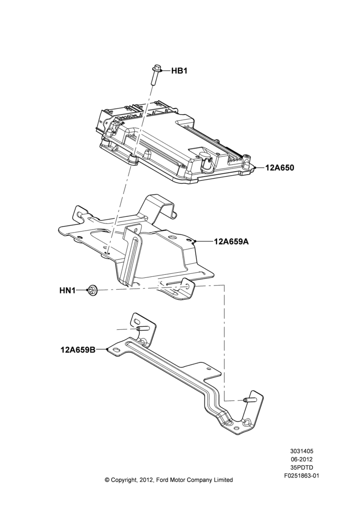 05D - Engine Modules and Sensors, 3.5L DOHC T/C V6 Gas; 04/SEP/2012-03/MAR/2019