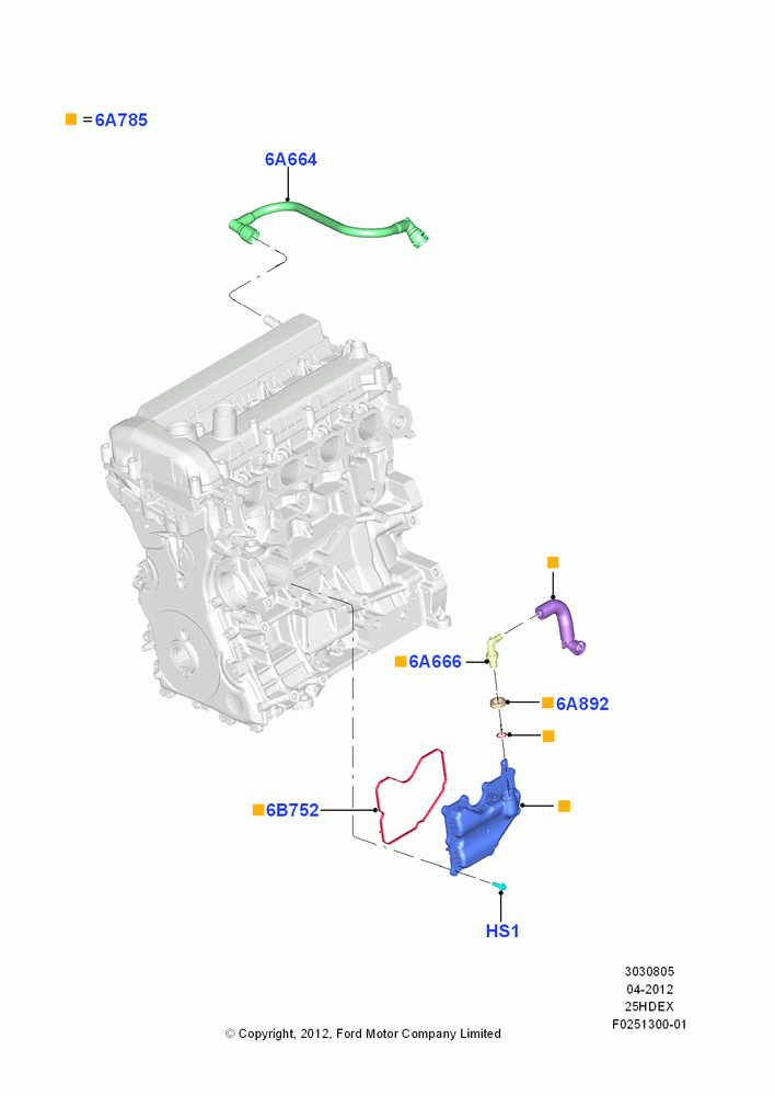 05C - Emission Control - Crankcase, 2.5L Duratec (110kW/150PS), 2.5L Duratec FFV (125kW/170PS); 09/APR/2012-13/AUG/2019