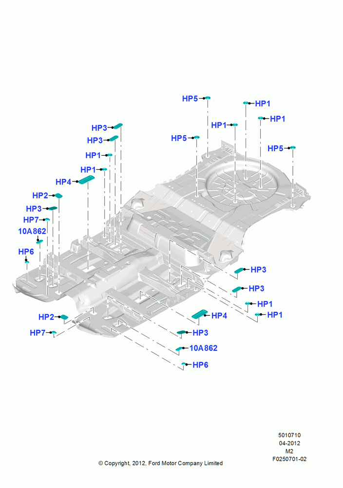 10 - Plugs - Floor Pan; 09/APR/2012-13/AUG/2019