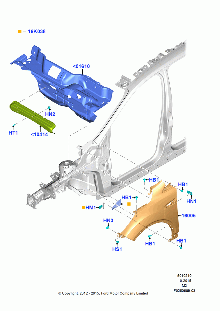 10 - Dash Panel and Front Fenders; 09/APR/2012-13/AUG/2019