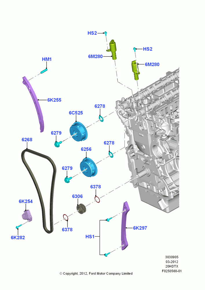 Timing Gear, 2.0L EcoBoost (240PS) - MI4