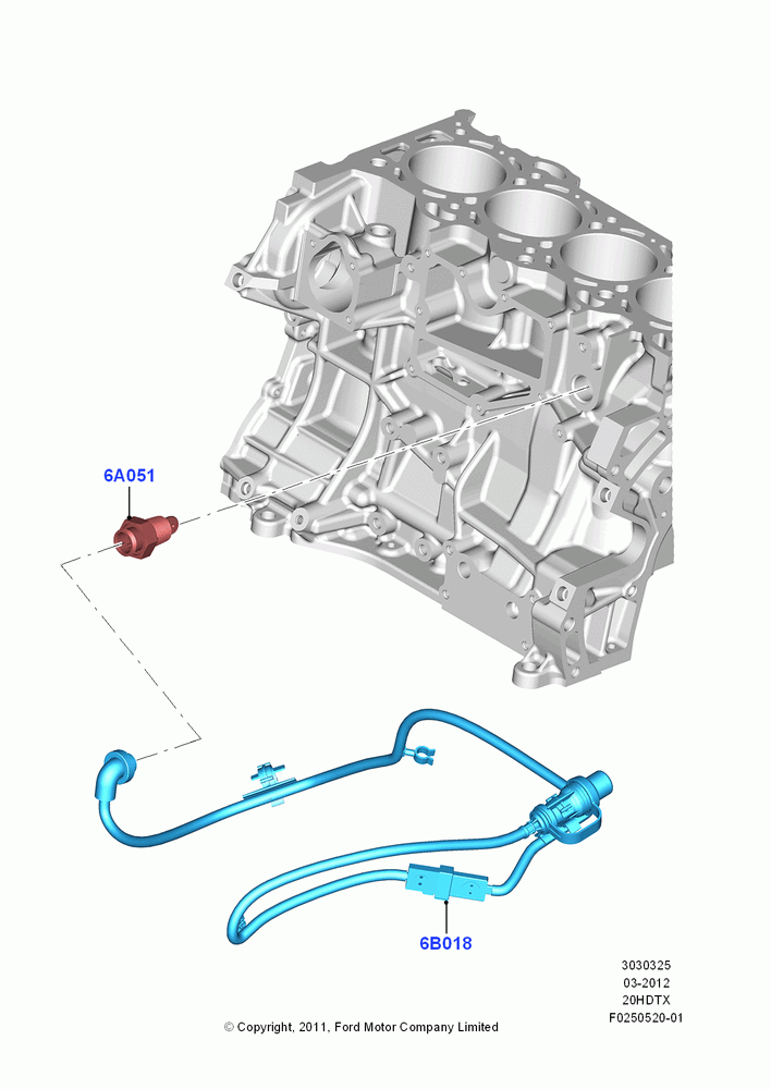 Engine Heater, 2.0L EcoBoost (240PS) - MI4