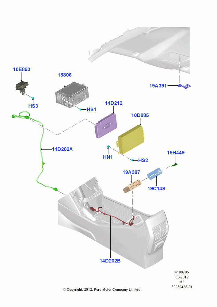 05A - Navigation System, (-) JOR, (-) RL, (-)"ARE", (-)"BRN", (-)"KWT", (-)"OMN", (-)"QAT", (-)"SAU", Sync II With Navigation; 09/APR/2012-15/JUN/2015