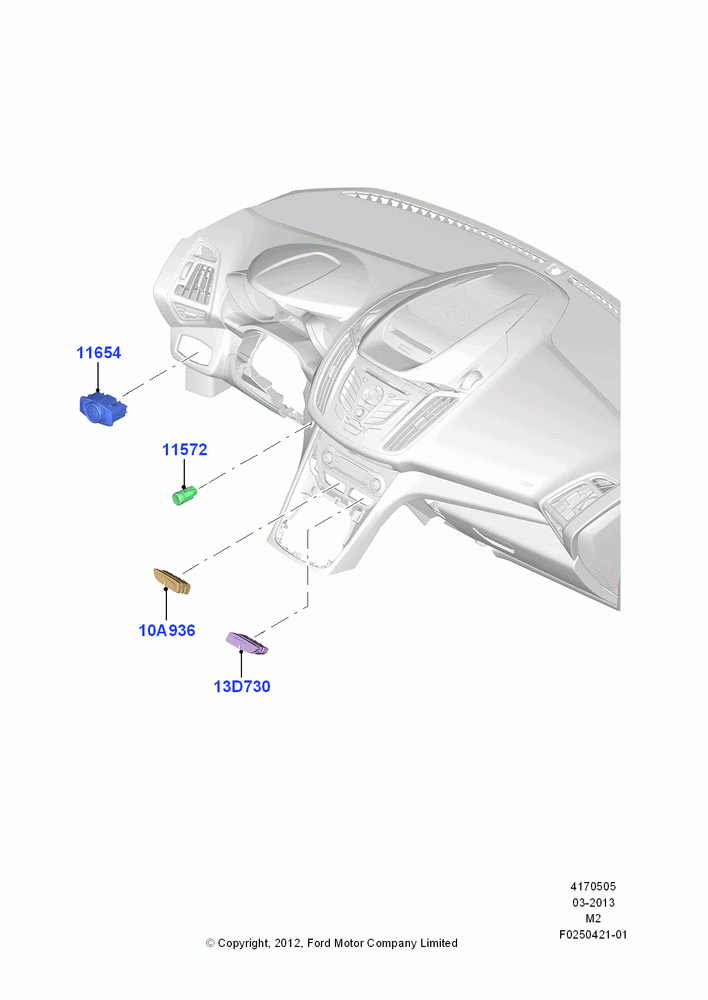 05A - Instrument Panel Related Parts; 09/APR/2012-13/AUG/2019