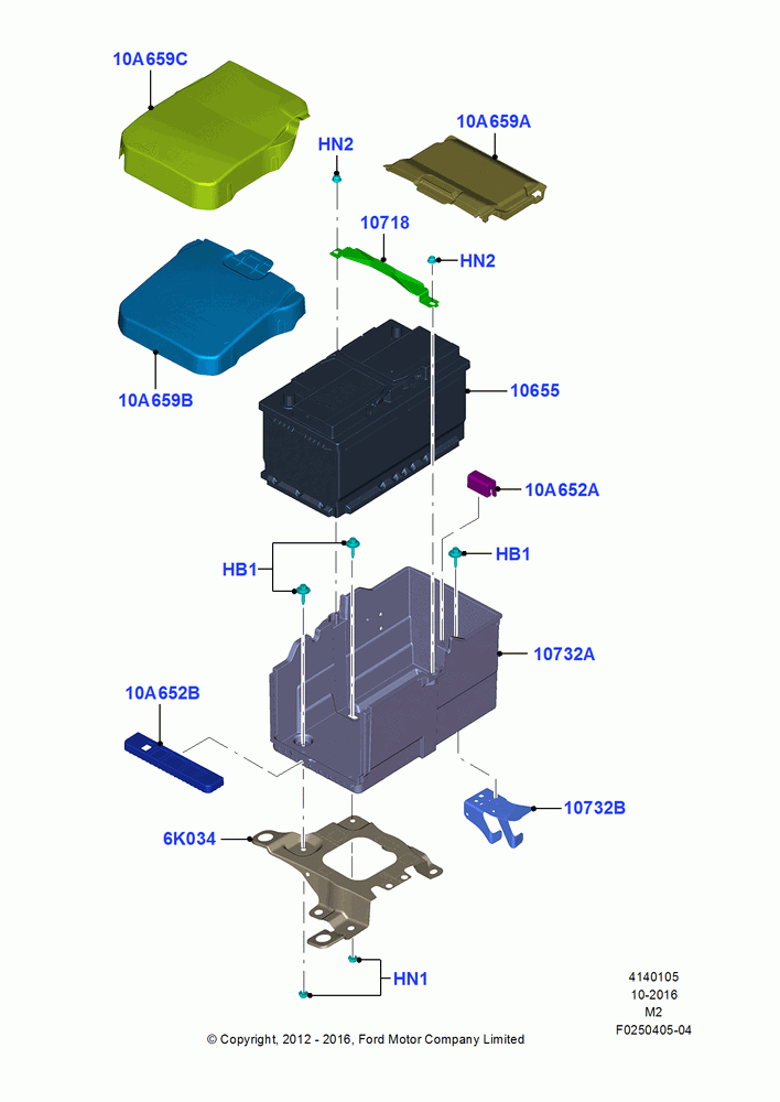 05 - Battery and Mountings; 09/APR/2012-13/AUG/2019