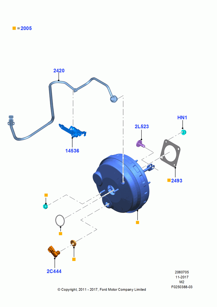 05 - Brake Booster; 09/APR/2012-13/AUG/2019