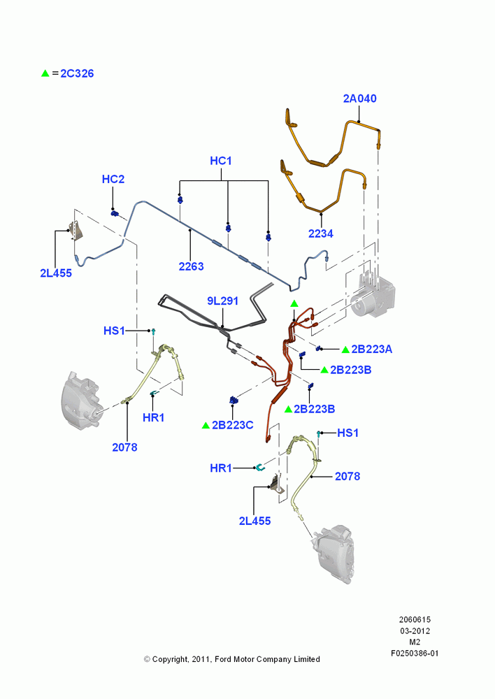 15 - FRONT BRAKE LINES; 09/APR/2012-13/AUG/2019